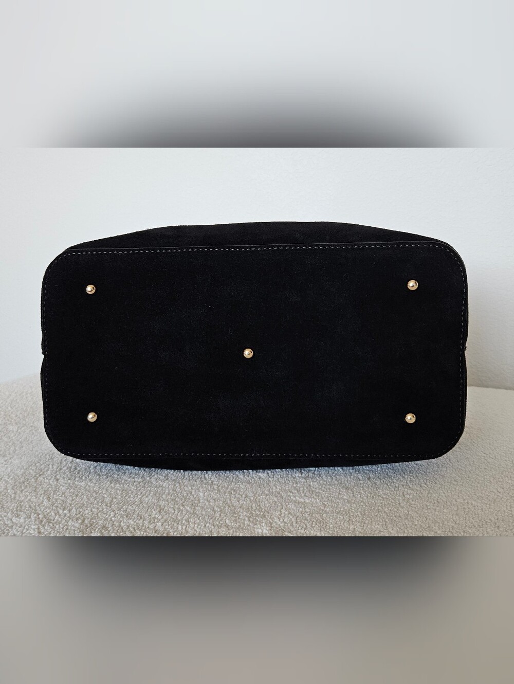 Dooney & Bourke Large Barlow - Black Suede - Matching Framed Purse - Picture 6 of 16
